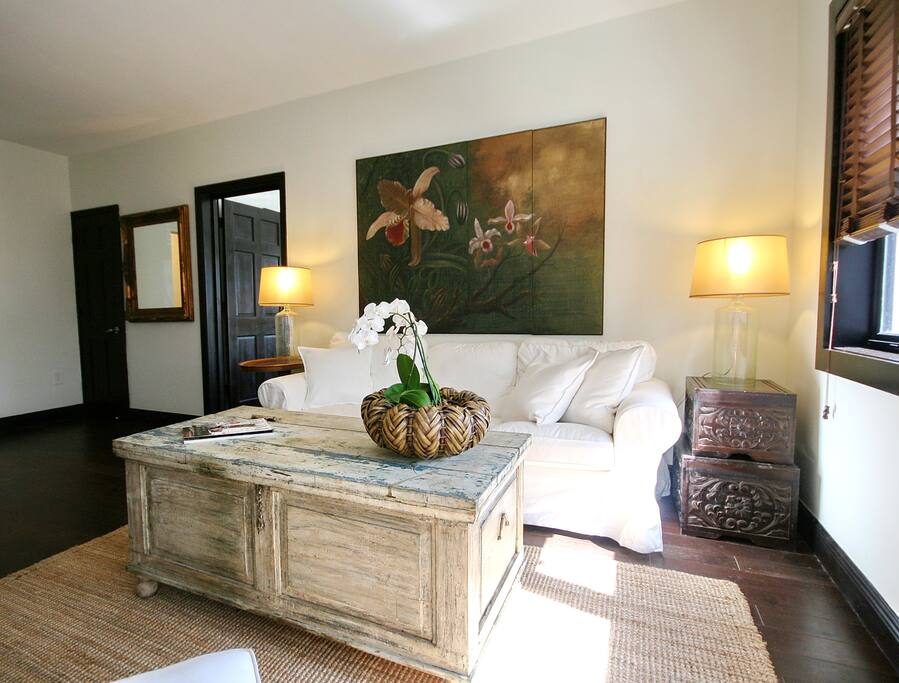 Lovely, renovated living room.