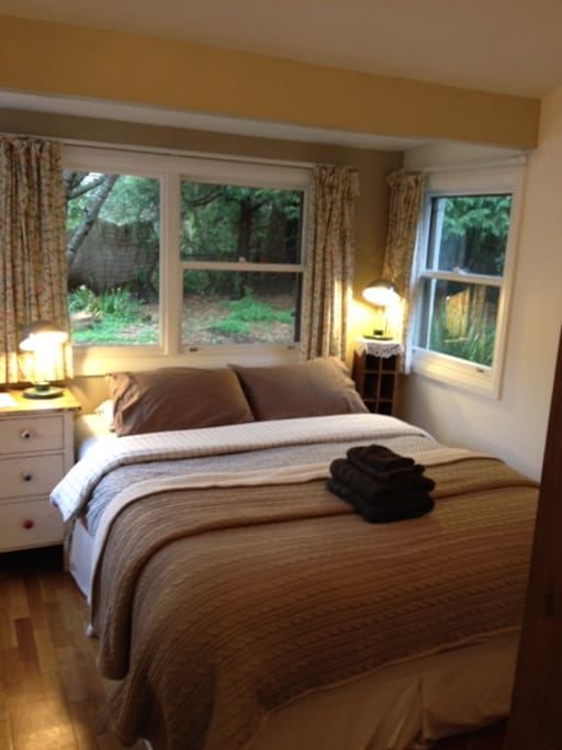 Bedroom in winter