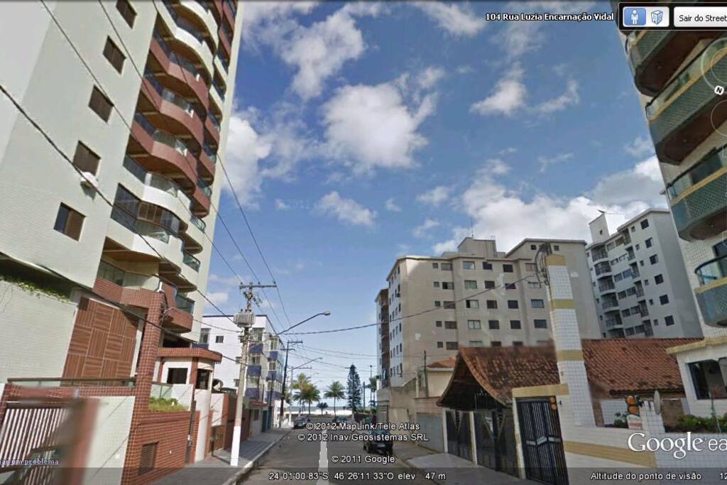 Frete ao edifício