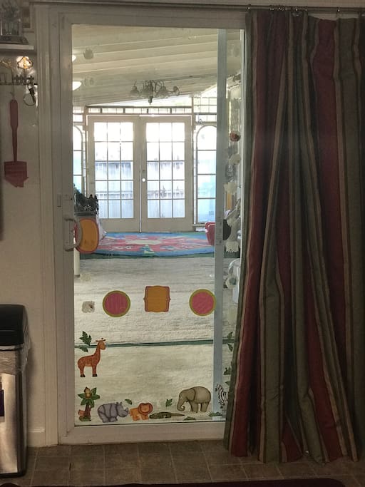 Patio entrance