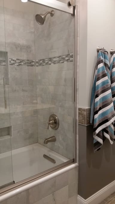 Newly renovated private bath