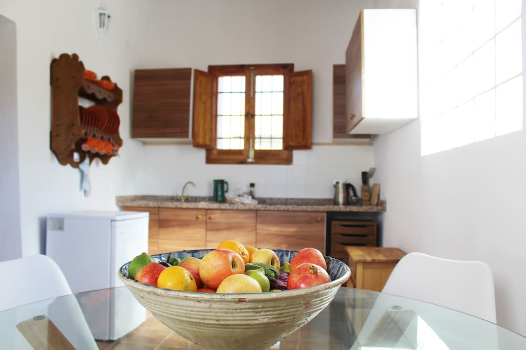 Spacious and light kitchen