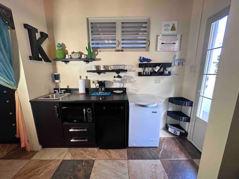 Popular Airbnb listing: Apt 2 BeachFront Balcony, Pool, Cistern, Generator in Aguada