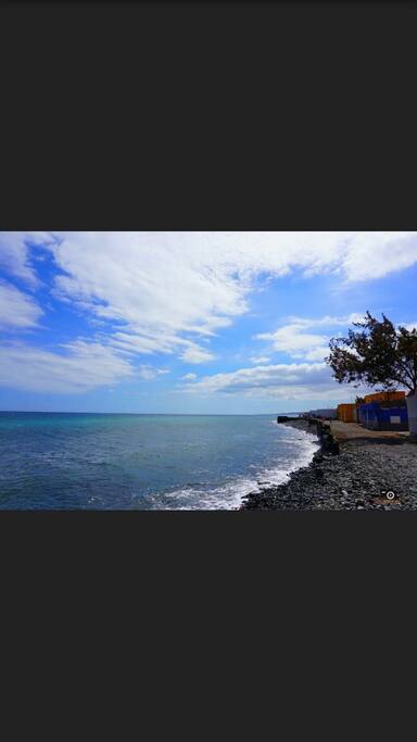 The beach