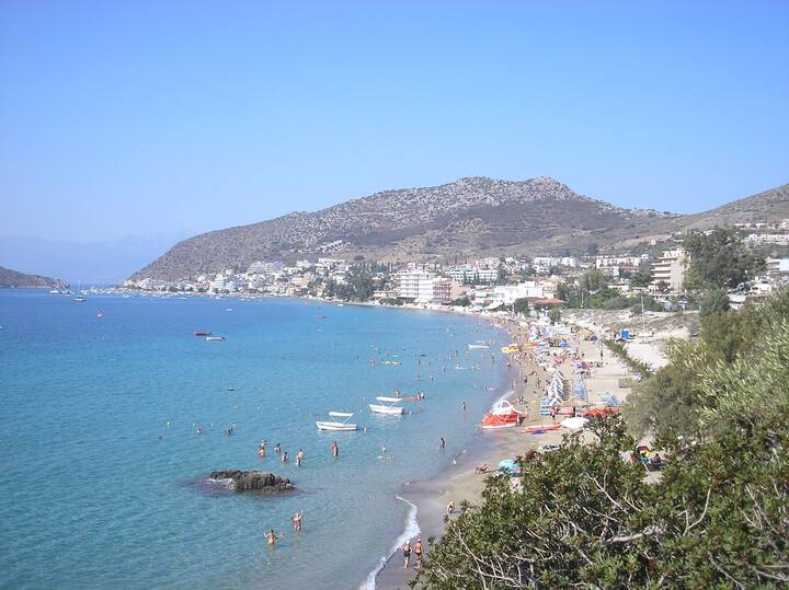 Two bedrooms... great views...50 m from the beach!