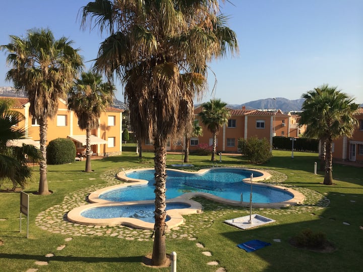 Adosado Oliva Nova Golf Con Jardín Y Piscina - Oliva