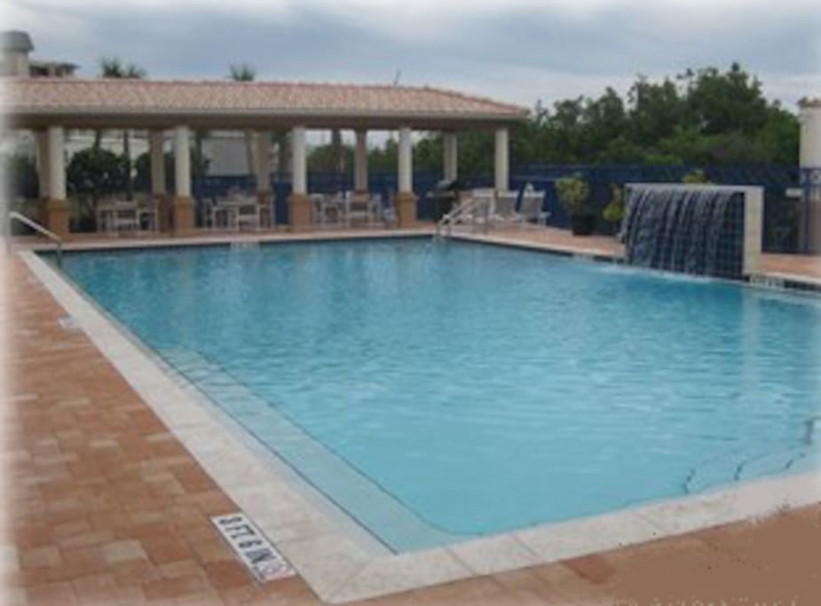 Heated pool located at clubhouse #2 with gas barbecues