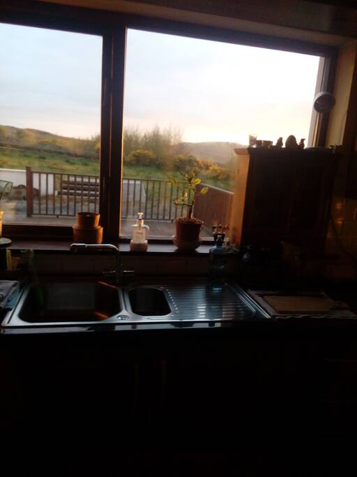 view from kitchen