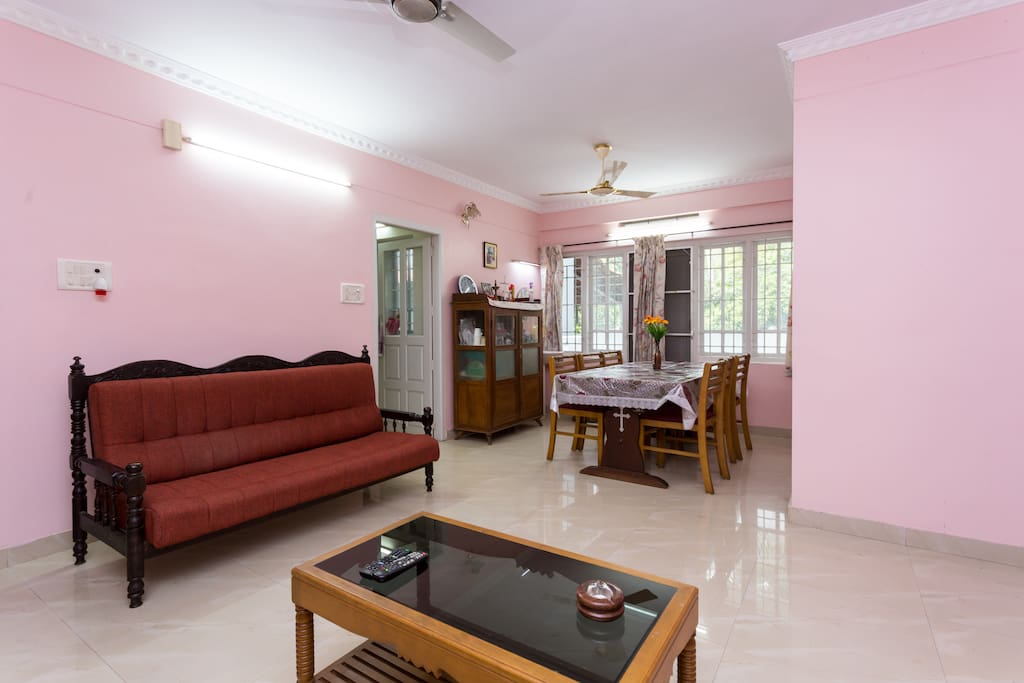 Living and dining area.