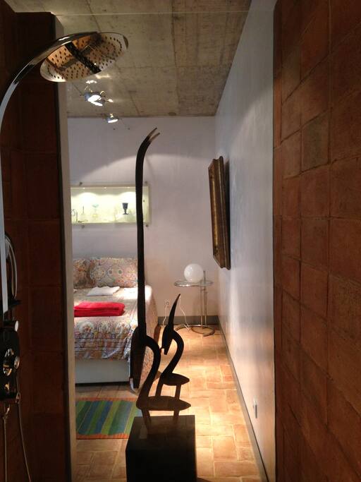 The room from the bathroom