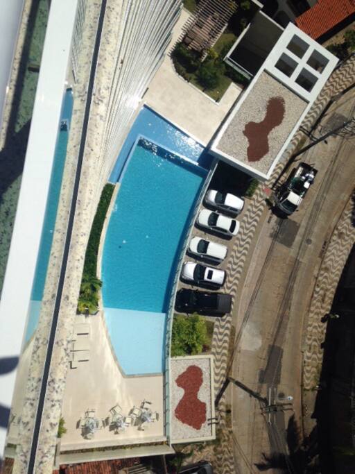 Piscina - visão aérea