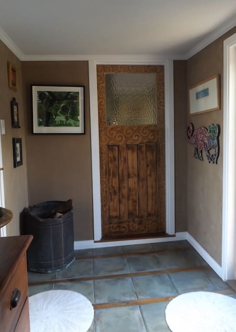 Door to main house