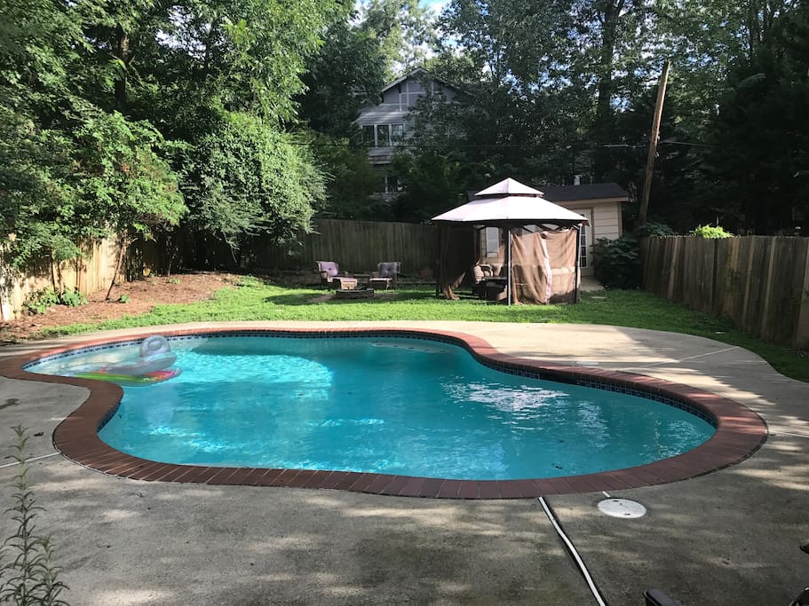 Backyard pool