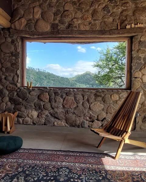 Stone house in the Sierra