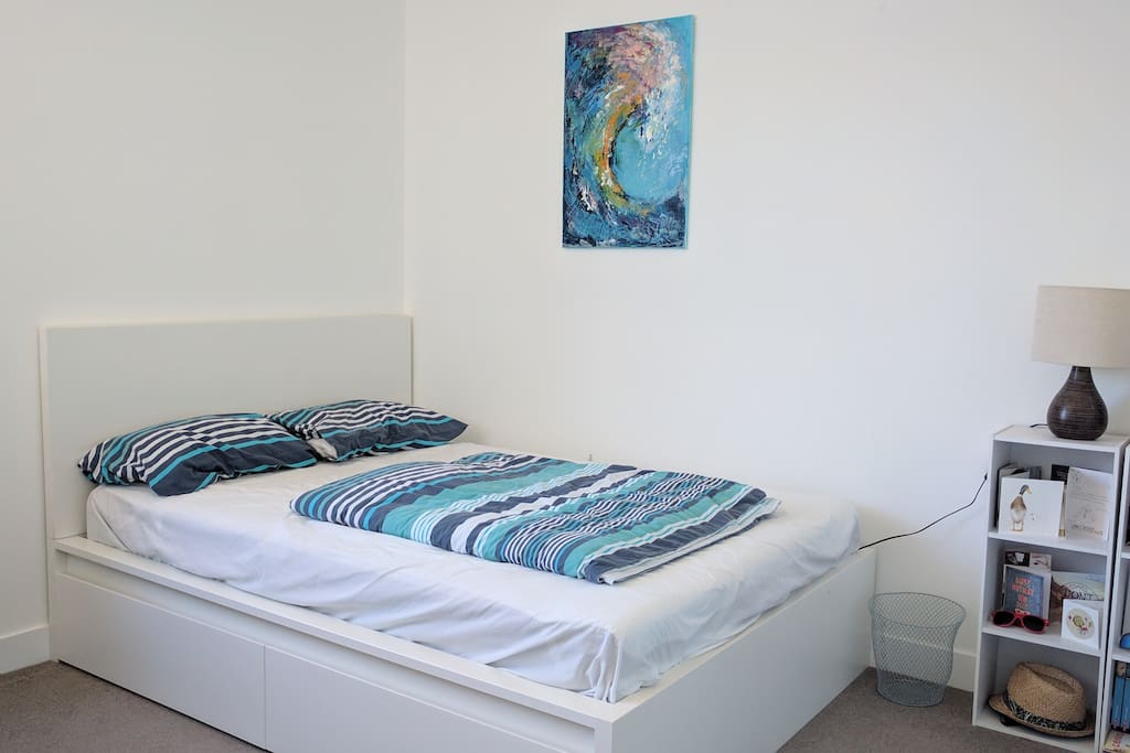 Your bedroom: double bed
