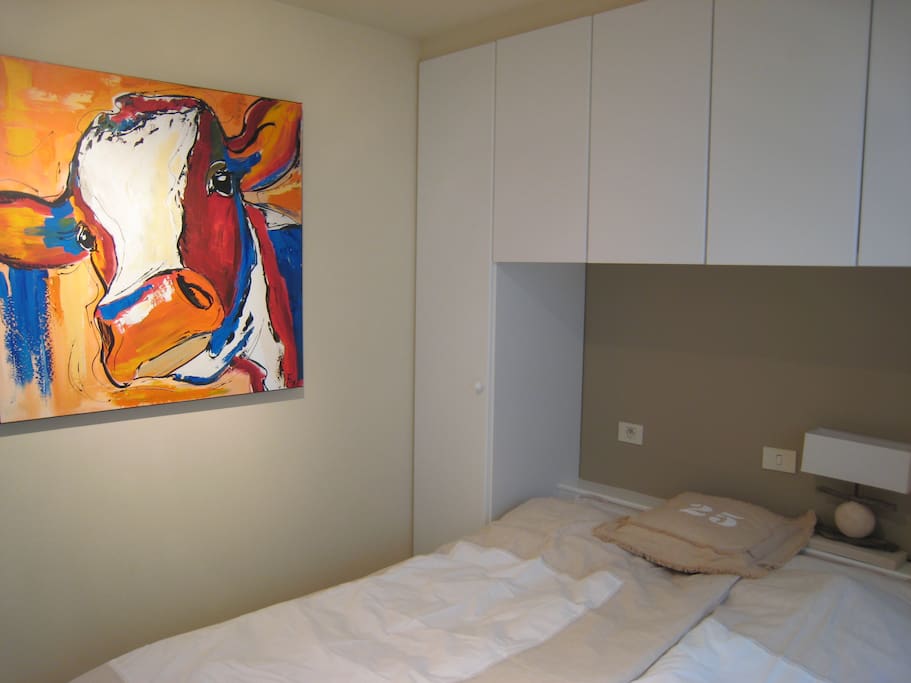 Slaapkamer met 2persoonsbed