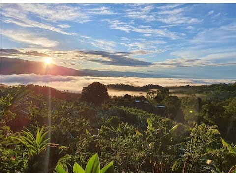 View of the Villa Lupita mountain