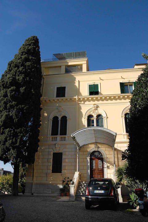 Successful Airbnb property: A roof Between the Sky and the Sea view of the sea in Sanremo