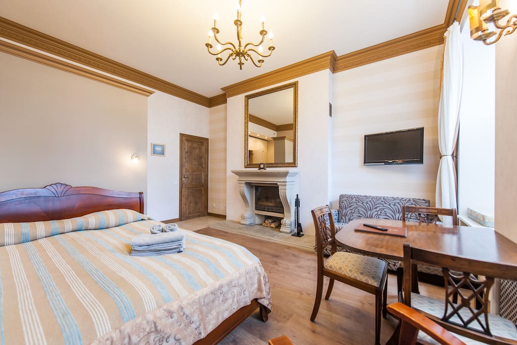Bedroom and living room
