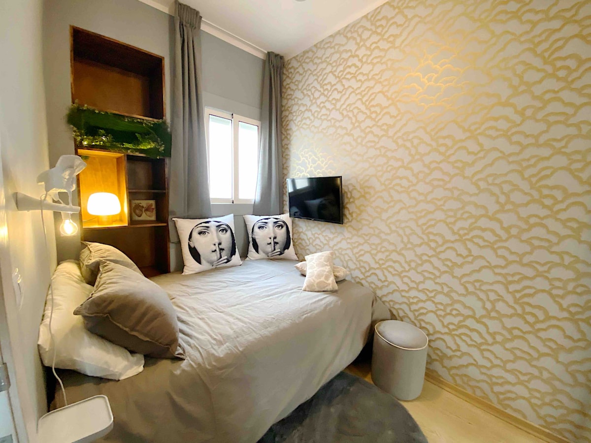 第三间卧室，双人床（ 135厘米）