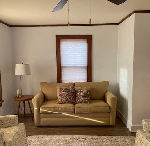 Cozy home with off street parking. Sleeps 6.