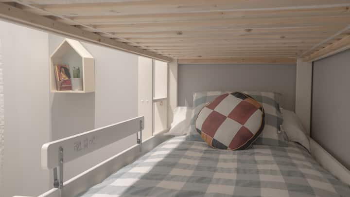 เตียงสองชั้นห้อง 3.