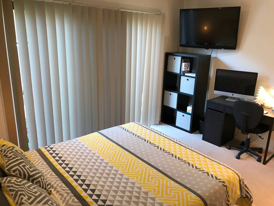 Your TV and desk space