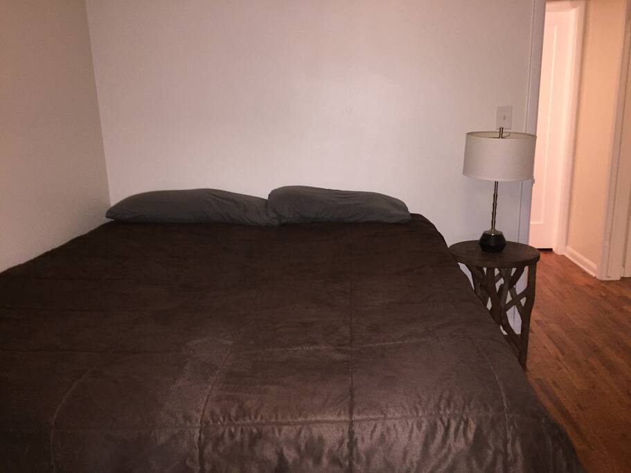 A king size Tempurpedic bed for you to rest after your day of fun in Denver