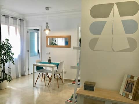 Beach house style apartment