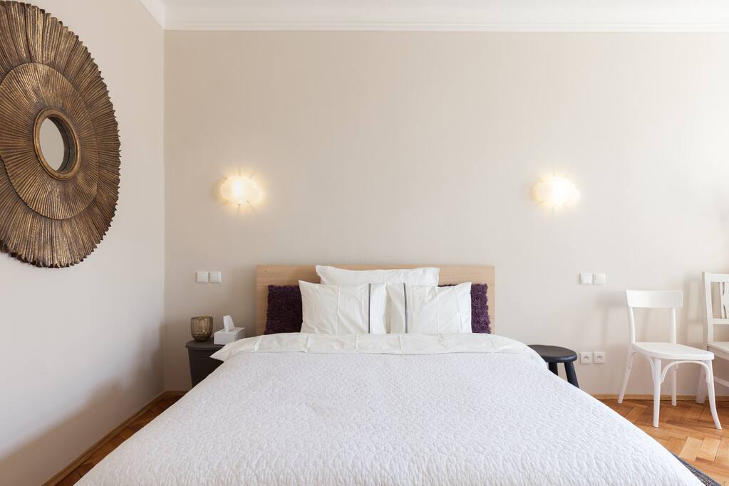 The 1st separate bedroom