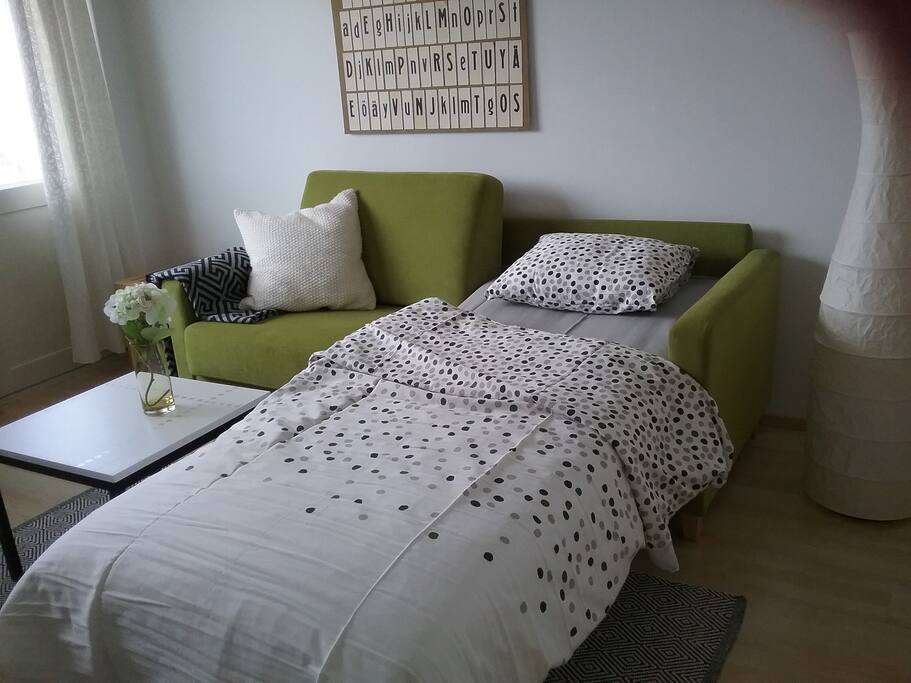 Sofa can be turned to one bed (80x200) or two beds (160x200)