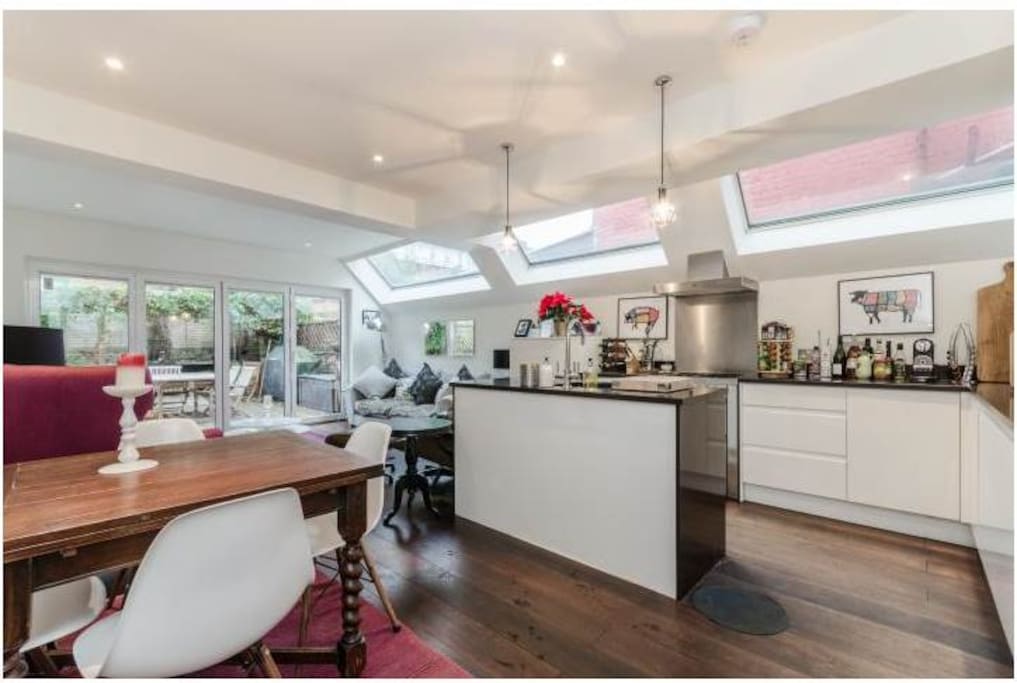 Open plan Kitchen and Dining