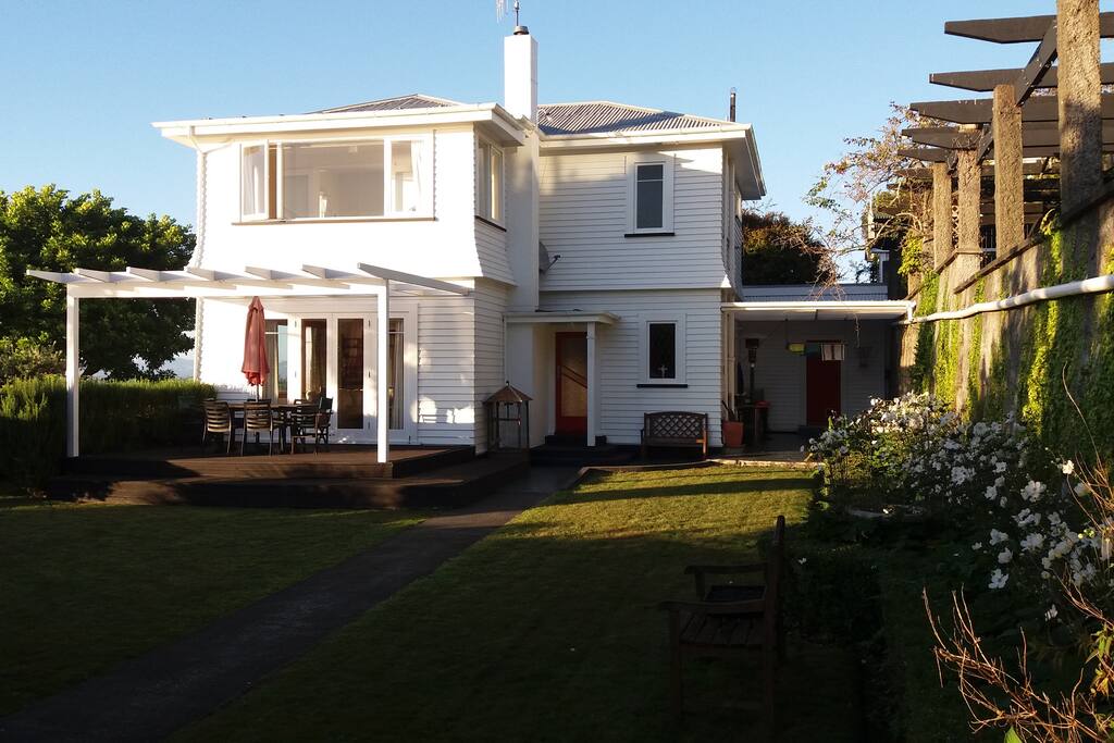 The lovely hill top home