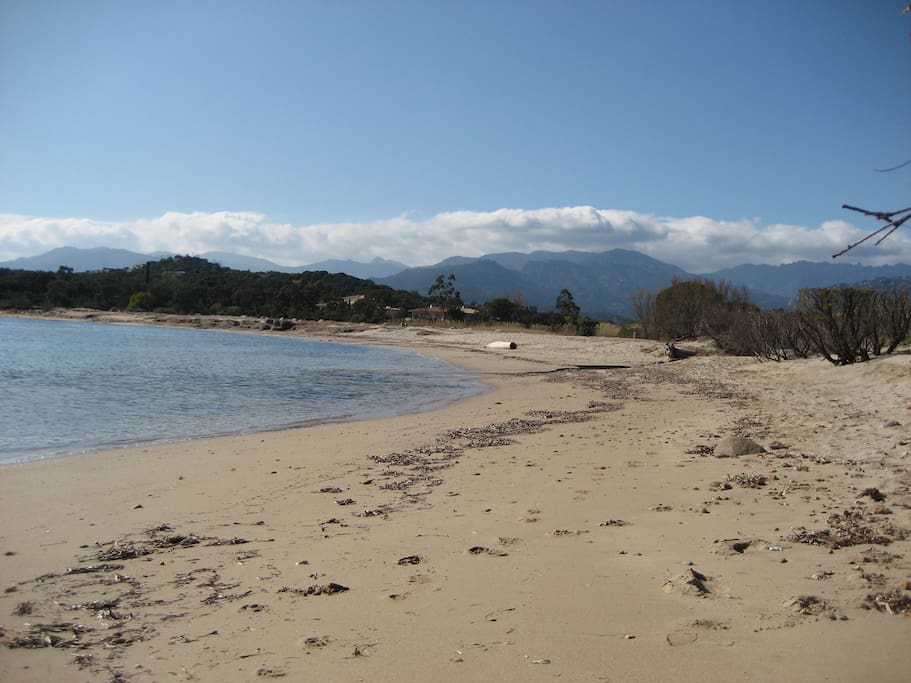 accès direct plage Vardiola