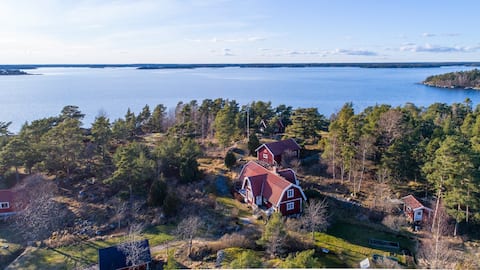 Cosy cabin #4 on ocean-lot on wonderful Möja