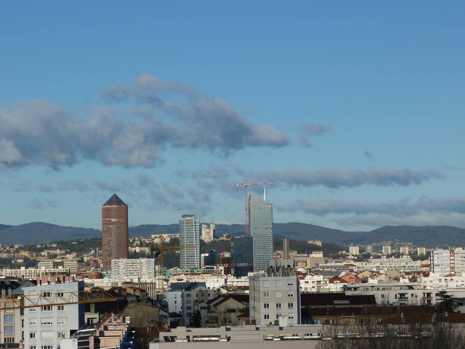 vue du balcon