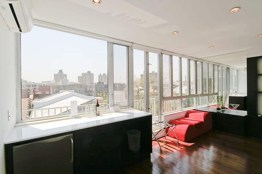 Great view and balcony