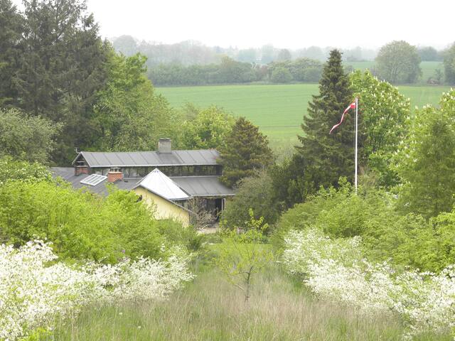 In the middle of nowhere, 20 km. south of Aarhus.