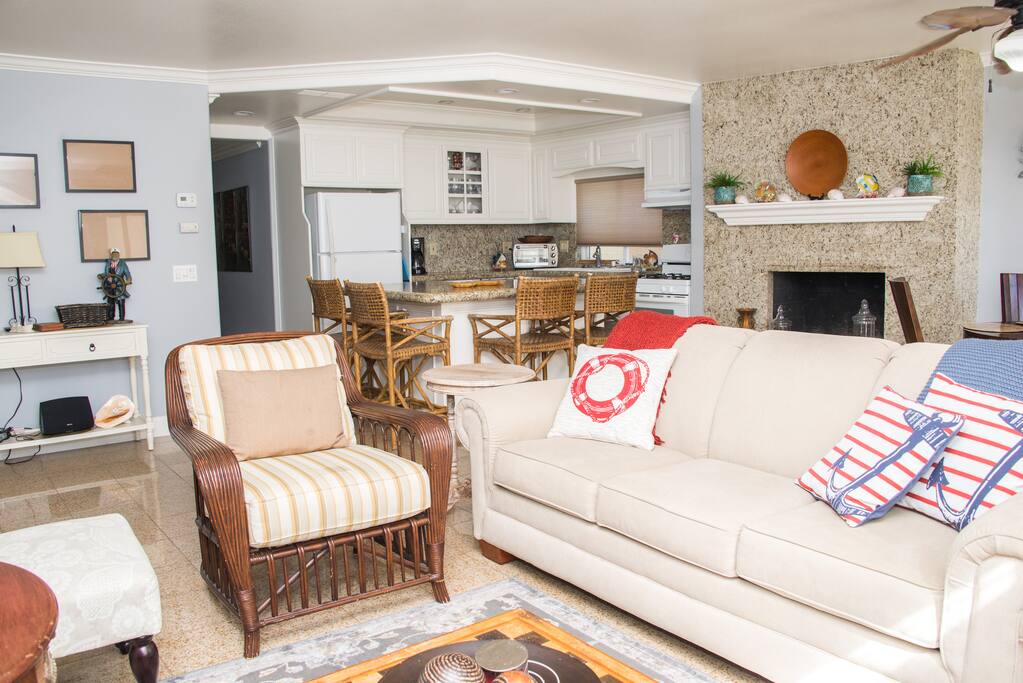 Cozy living Room with sofa bed