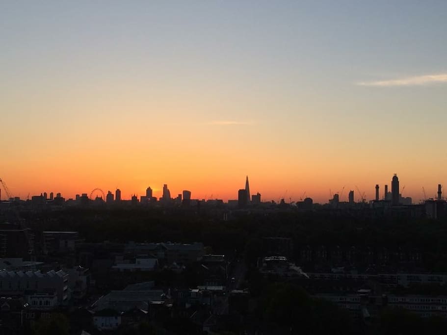 Spectacular views of London