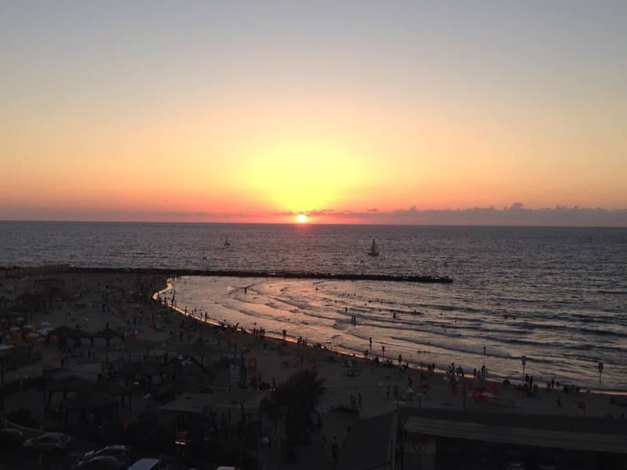 This is the view every evening.
