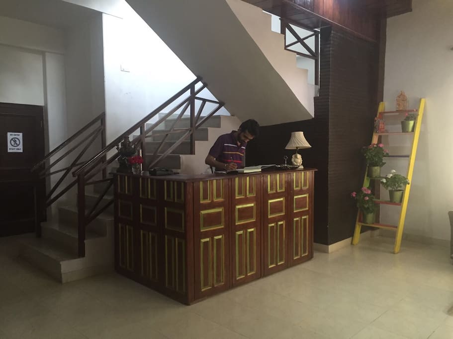 Reception cum waiting area.
