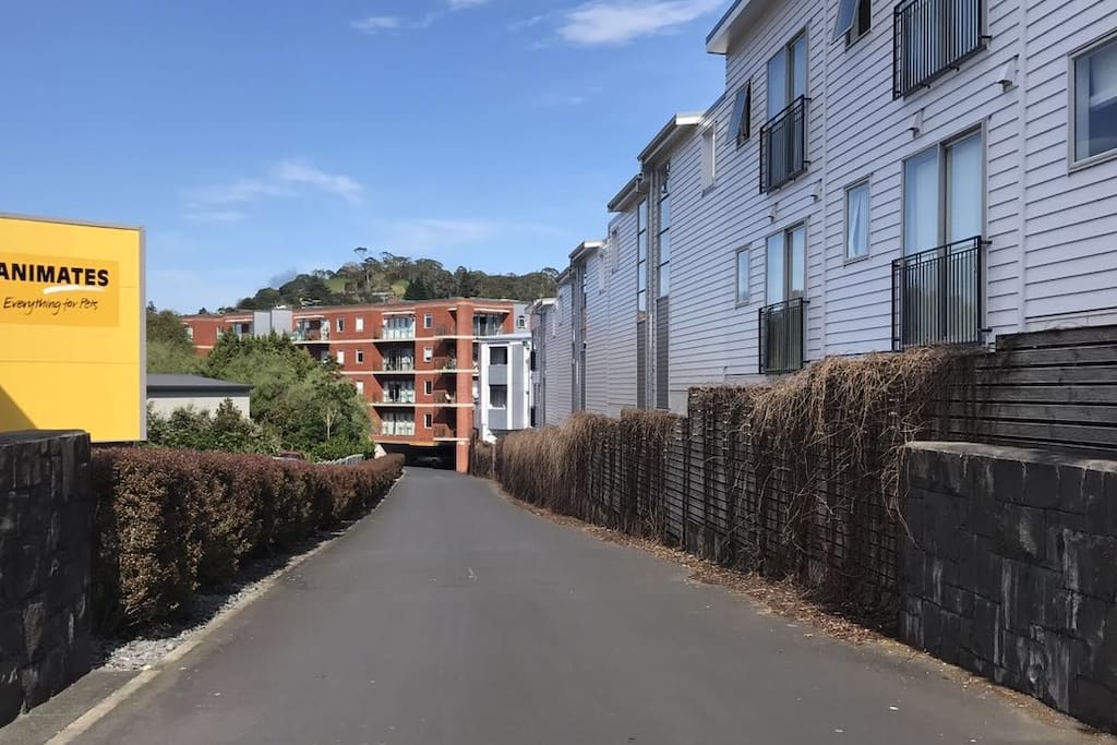 Entrance driveway