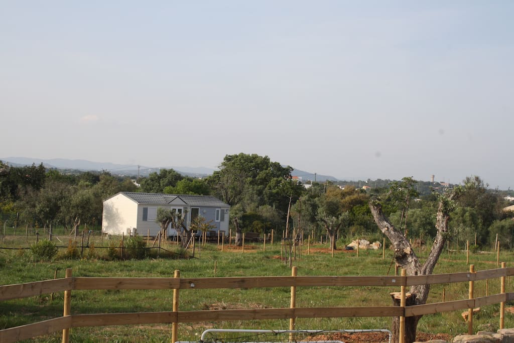 Cabana e espaço exterior