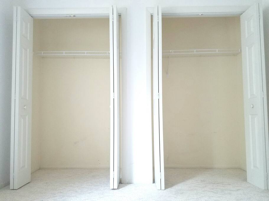 Two big closets