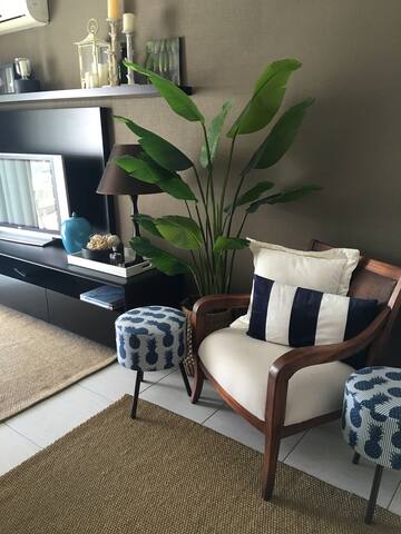 Linda Cobertura em Resort (café da manhã opcional)