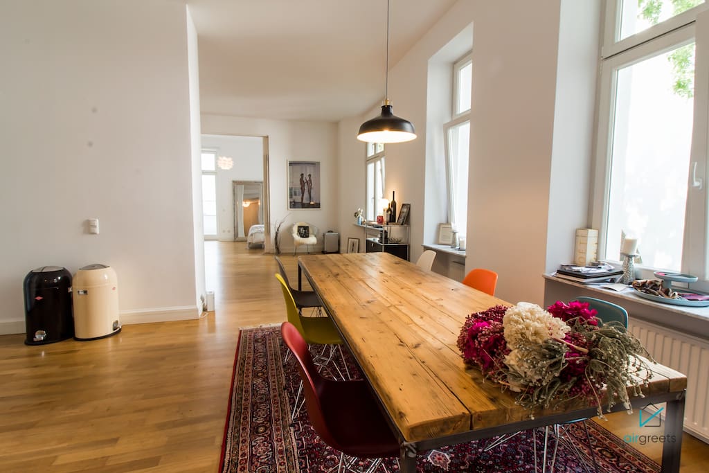 Take a seat and enjoy your meal.