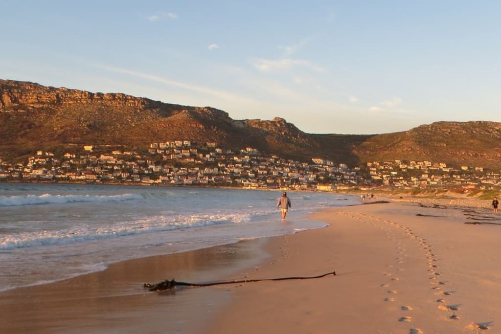 The stunning beach is perfect for swimming or evening strolls.