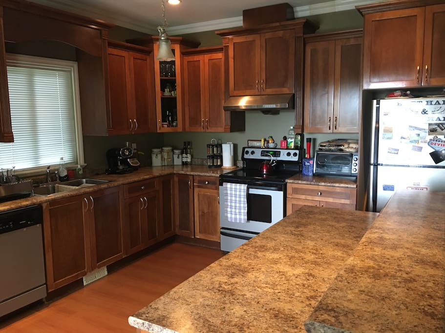 Large open kitchen