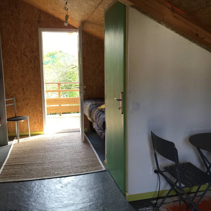 vue de l ' entrée vers la terrasse